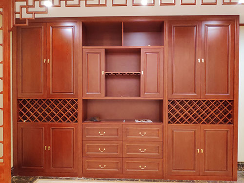 修文中式家居装修之中式酒柜装修效果图